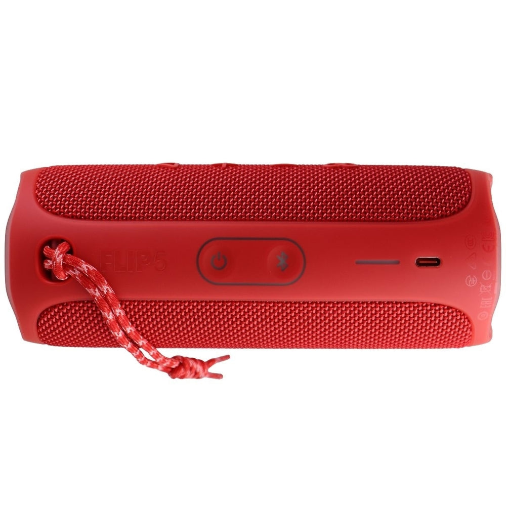 JBL Flip 5 Series Waterproof and Portable Bluetooth Speaker - Red Image 2