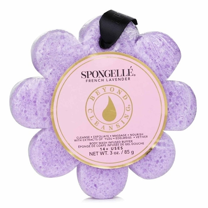 Spongelle Wild flower Soap Sponge - French Lavender (Purple) 1pc Image 1