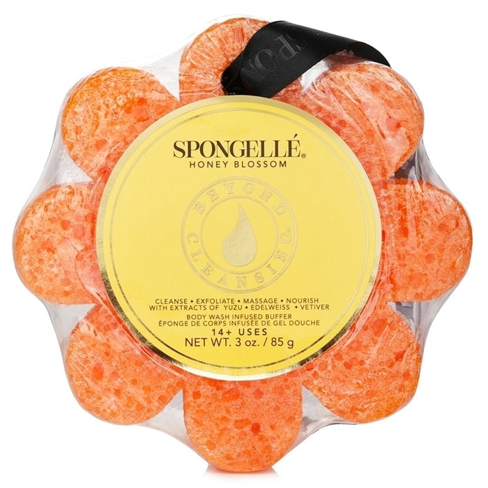 Spongelle Wild Flower Soap Sponge - Honey Blossom (Orange) 1pc/85g Image 1