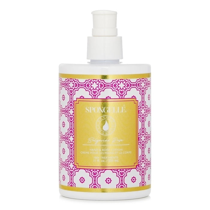 Spongelle Hand and Body Lotion - Bulgarian Rose 325ml/11oz Image 1