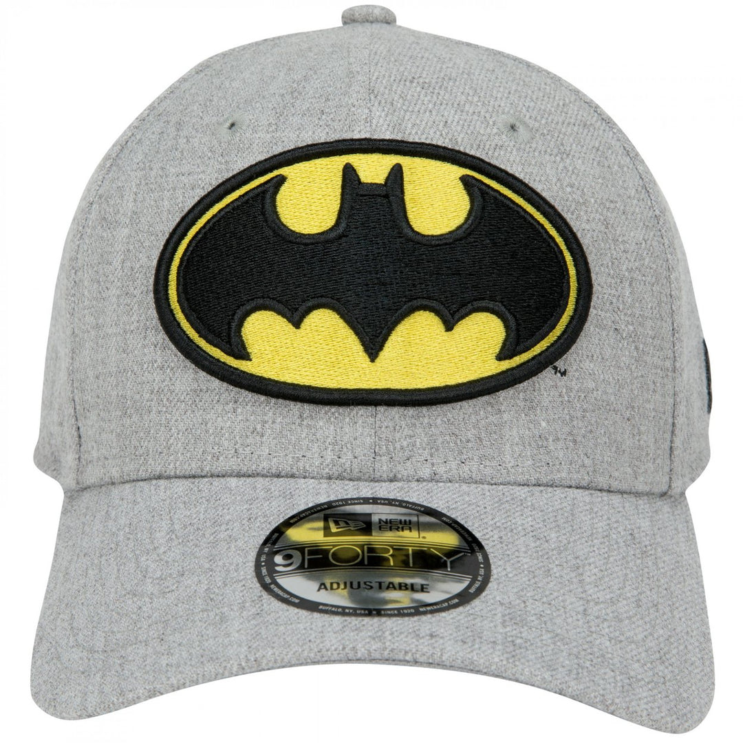 Batman Classic Logo Grey Era 9Forty Adjustable Hat Image 2