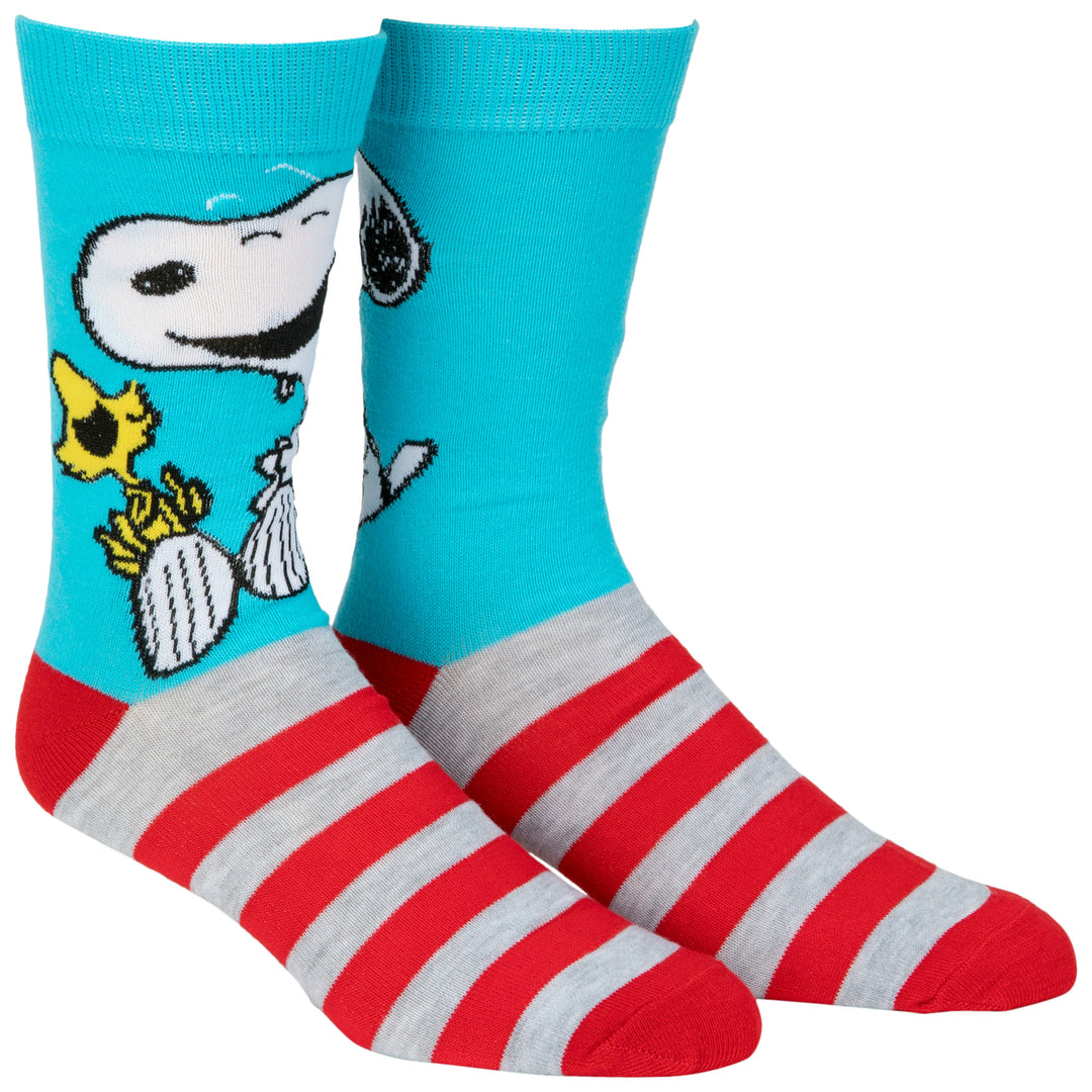 Peanuts Snoopy and Woodstock Friends 6-Pack Crew Socks Image 7