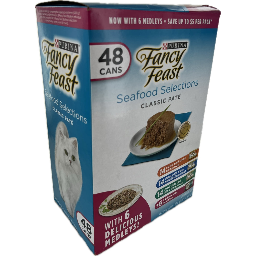 Fancy Feast Medleys Seafood Selections Classic Pate Wet Cat Food 3 Oz (48 Ct) Image 2