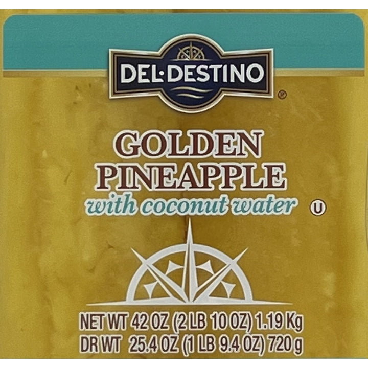 Del Destino Golden Pineapple Spears in Coconut Water (42 Ounce) Image 4