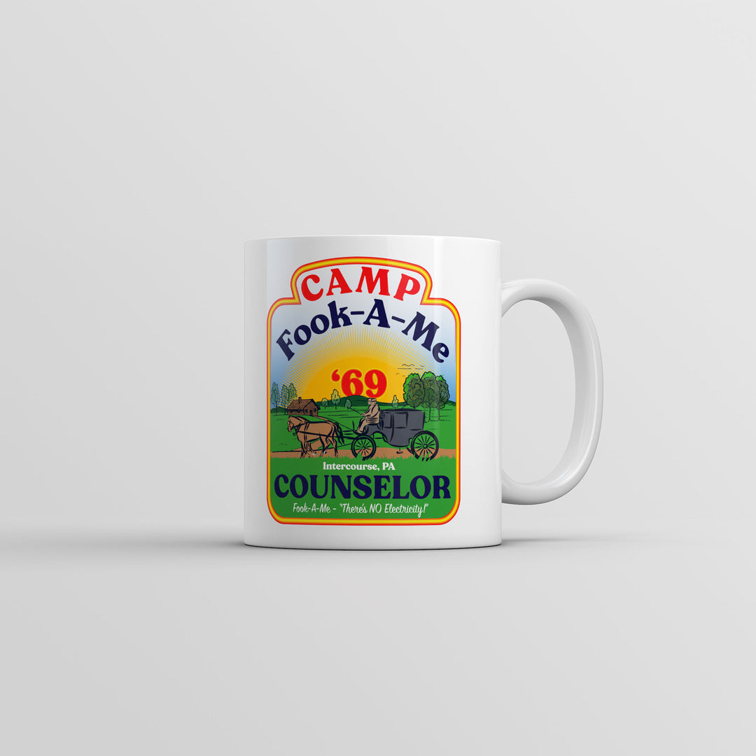 Camp Fook A Me Mug Funny Novelty Graphic Coffee Cup-11oz Image 1