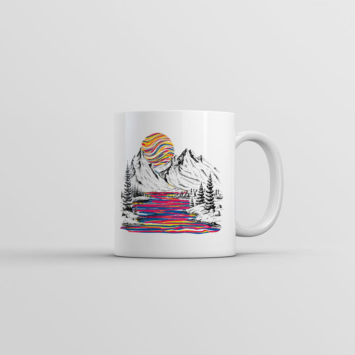 Rainbow River Mug Cool Nature Graphic Coffee Cup-11oz Image 1