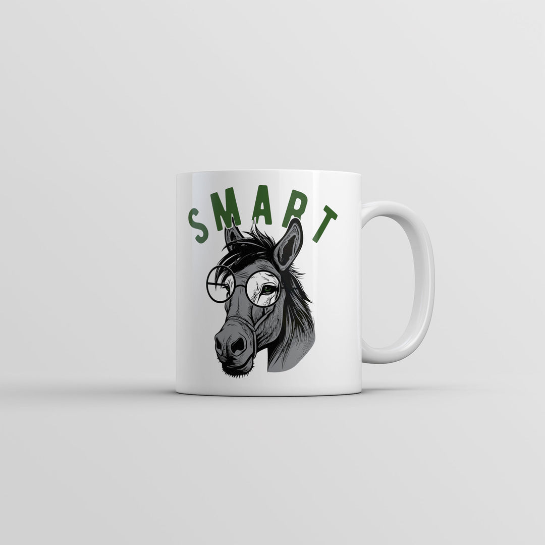 Smart a** Mug Funny Sarcastic Donkey Graphic Coffee Cup-11oz Image 1