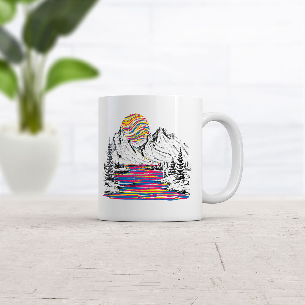 Rainbow River Mug Cool Nature Graphic Coffee Cup-11oz Image 2