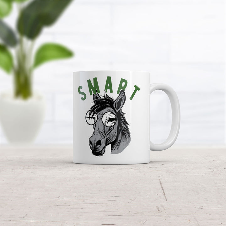 Smart a** Mug Funny Sarcastic Donkey Graphic Coffee Cup-11oz Image 2