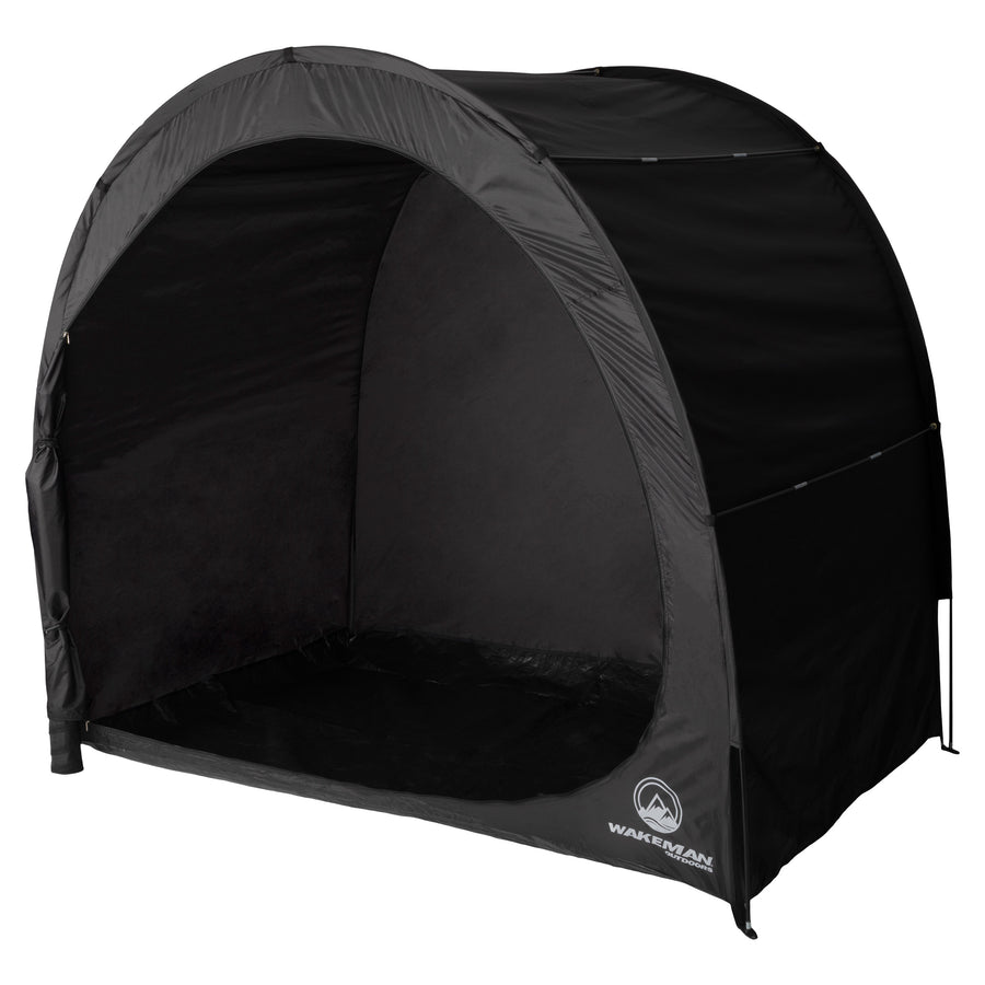 Bike Storage Shed 6.5x4x5.3 Waterproof UV Resistant Tent for 3 Bicycles Black Image 1