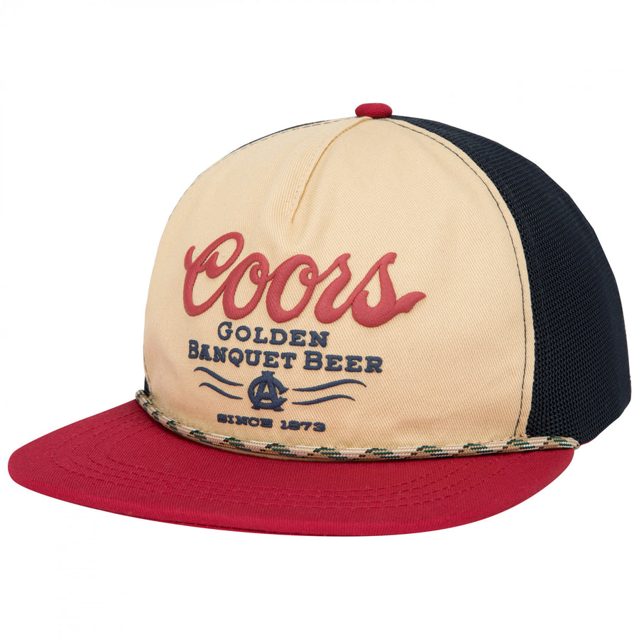 Coors Golden Banquet Beer Cotton Twill Rope Hat Image 1
