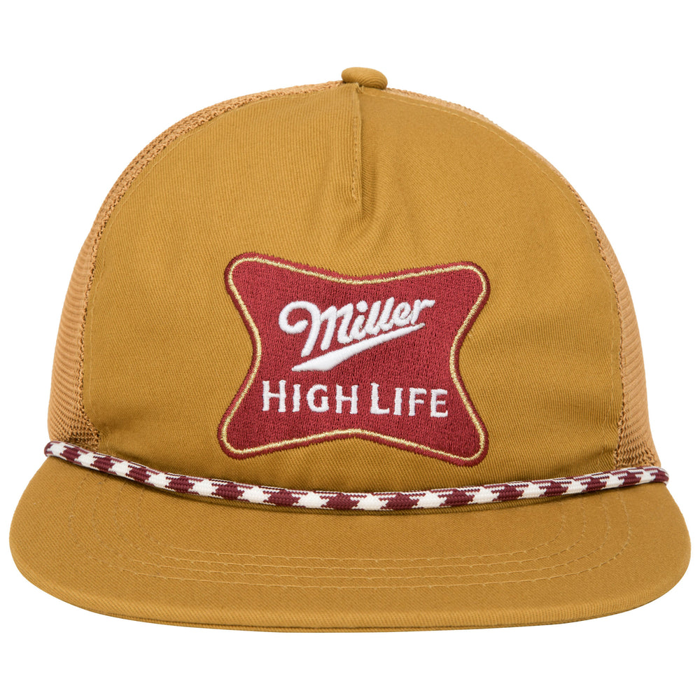 Miller High Life Embroidered Logo Cotton Twill Rope Hat Image 2