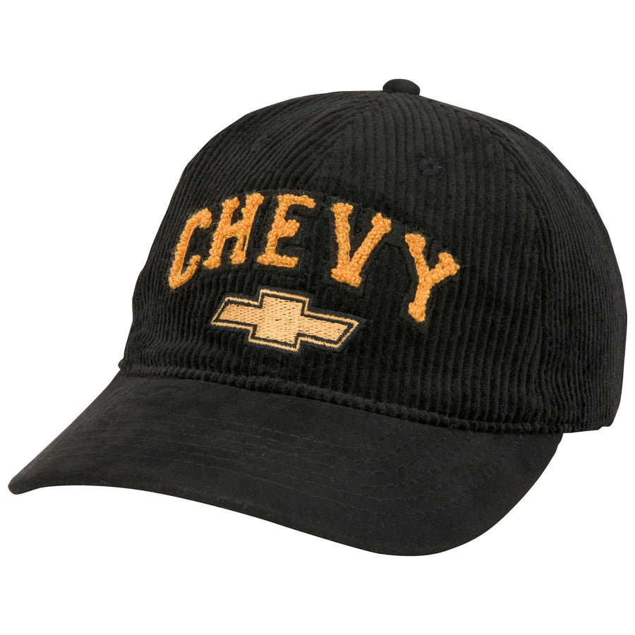 Chevy Chenille Logo Patch Corduroy Hat Image 1
