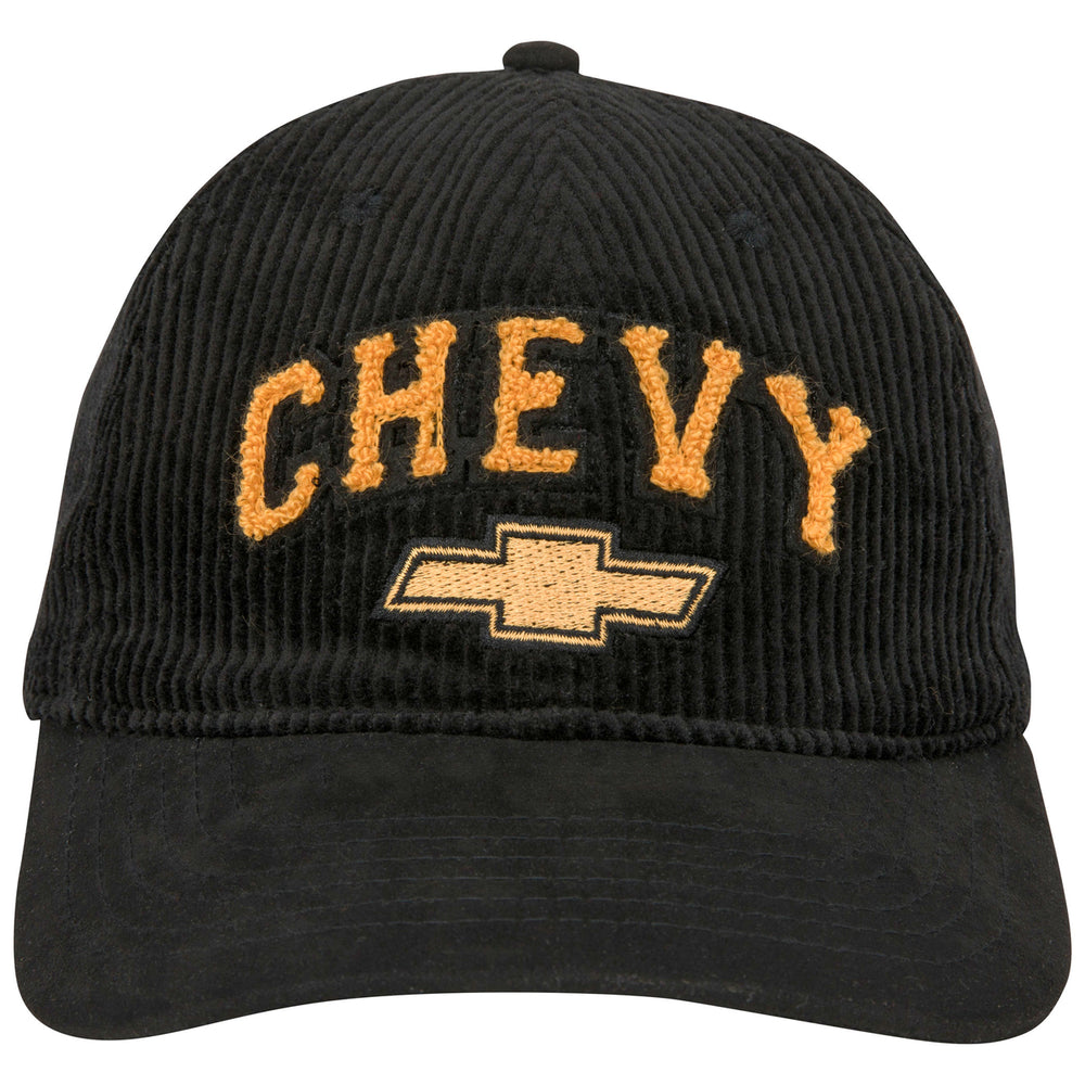 Chevy Chenille Logo Patch Corduroy Hat Image 2