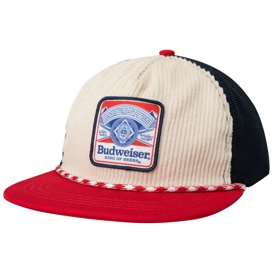 Budweiser Label Multi Color Cotton Twill Rope Hat Image 1