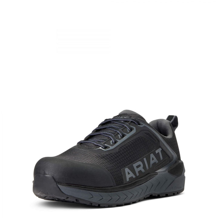 ARIAT WORK Mens Outpace Composite Toe Work Shoe Black - 10040283 ONE SIZE BLACK Image 1