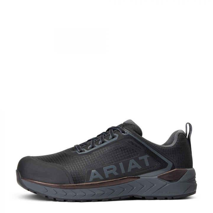 ARIAT WORK Mens Outpace Composite Toe Work Shoe Black - 10040283 ONE SIZE BLACK Image 2