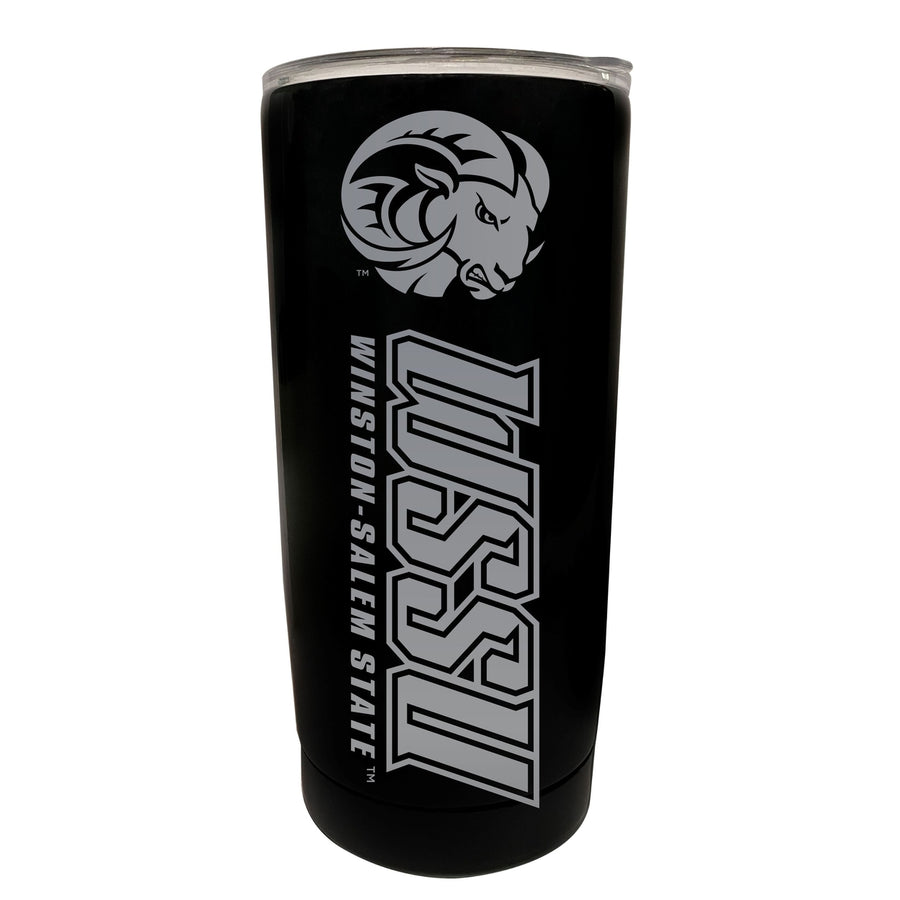 Winston-Salem State NCAA Laser-Engraved Tumbler - 16oz Stainless Steel Insulated Mug Choose Your Color Image 1