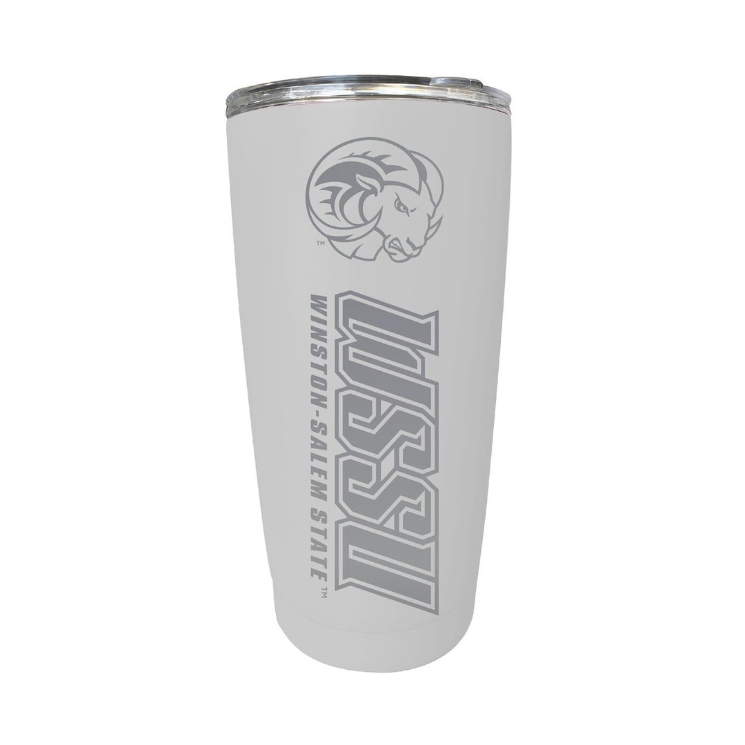 Winston-Salem State NCAA Laser-Engraved Tumbler - 16oz Stainless Steel Insulated Mug Choose Your Color Image 7