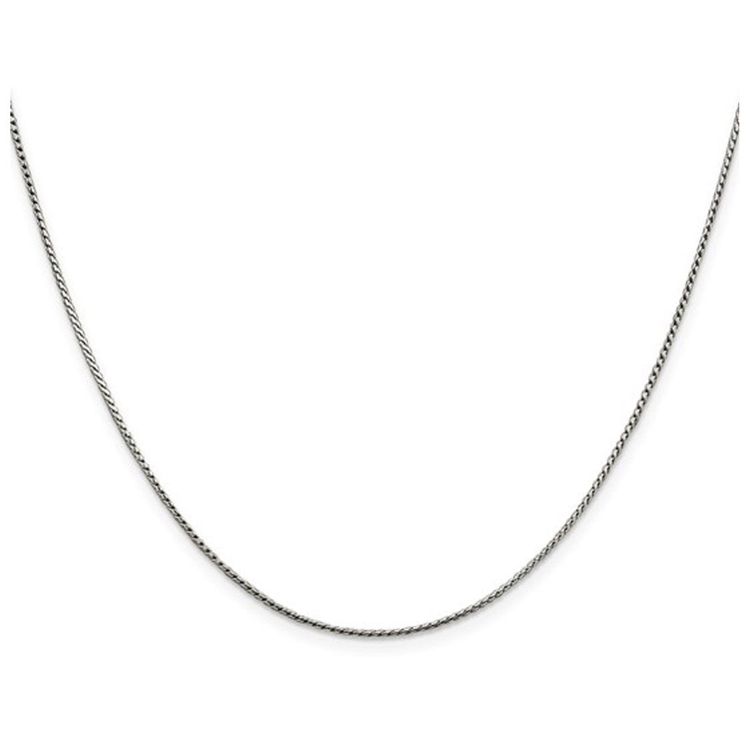 20 inch Sterling Silver Round Franco Chain in (1.00mm) Image 1