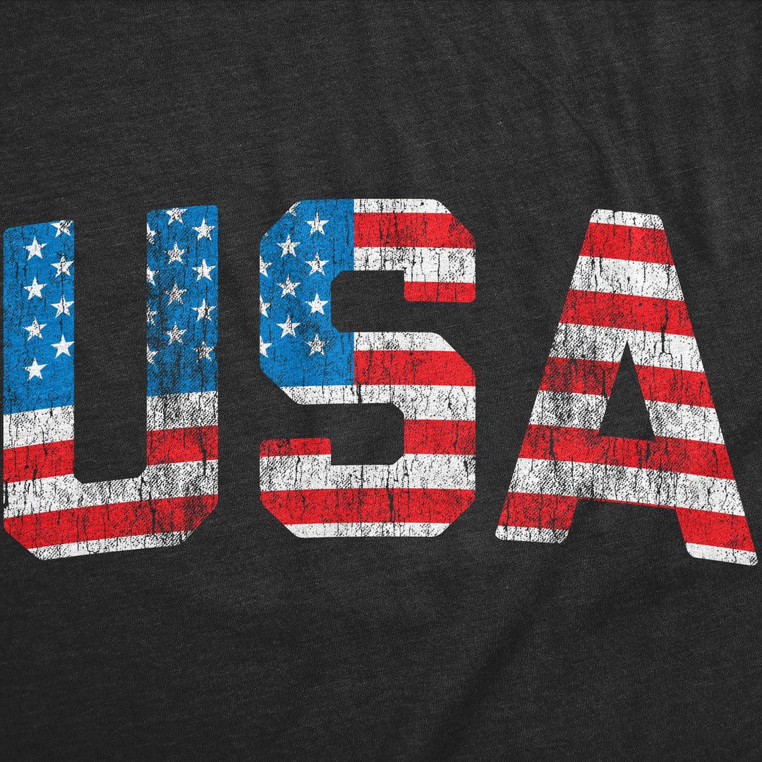 Mens Vintage USA T Shirt Awesome Fourth Of July Graphic Tee For Men Image 2