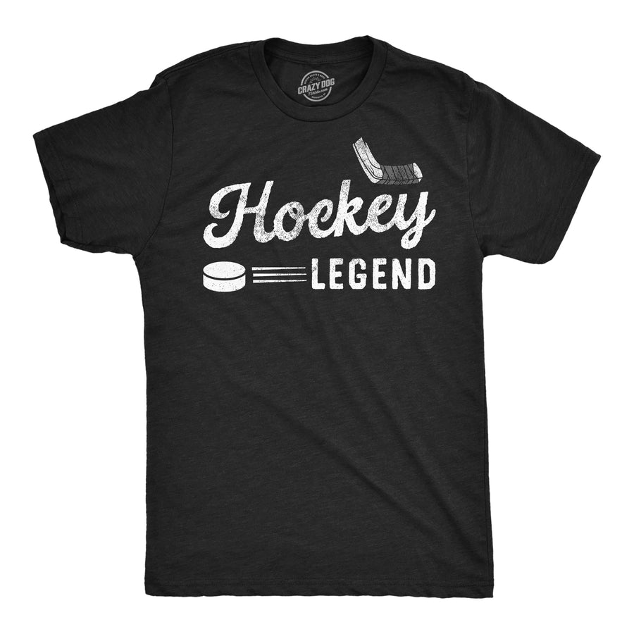 Mens Funny T Shirts Hockey Legend Sarcastic Sports Graphic Tee For Men Image 1