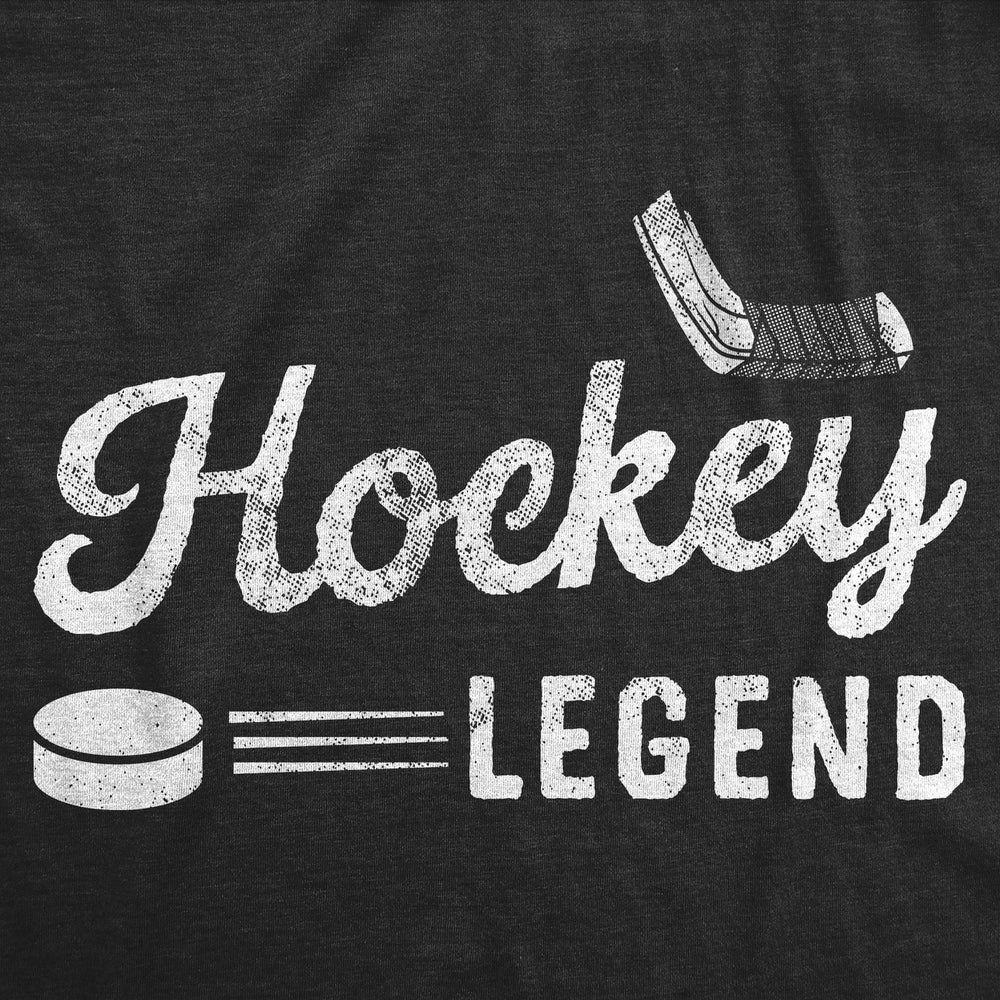 Mens Funny T Shirts Hockey Legend Sarcastic Sports Graphic Tee For Men Image 2
