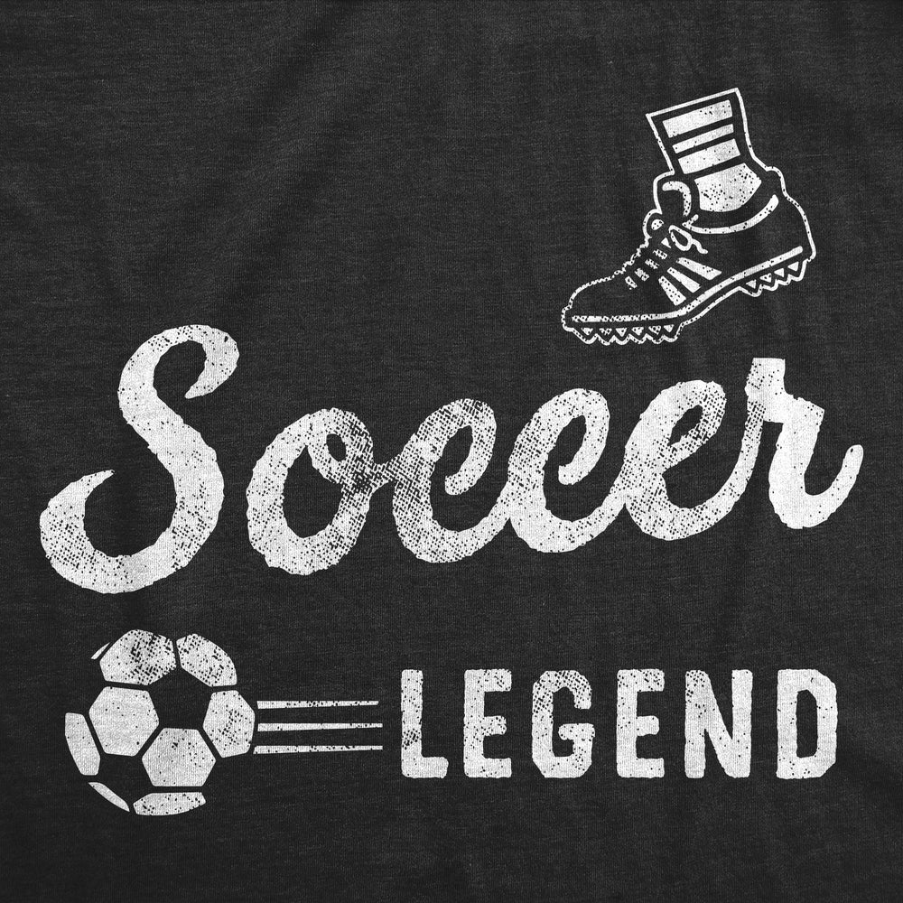Womens Funny T Shirts Soccer Legend Sarcastic Sports Graphic Tee For Ladies Image 2