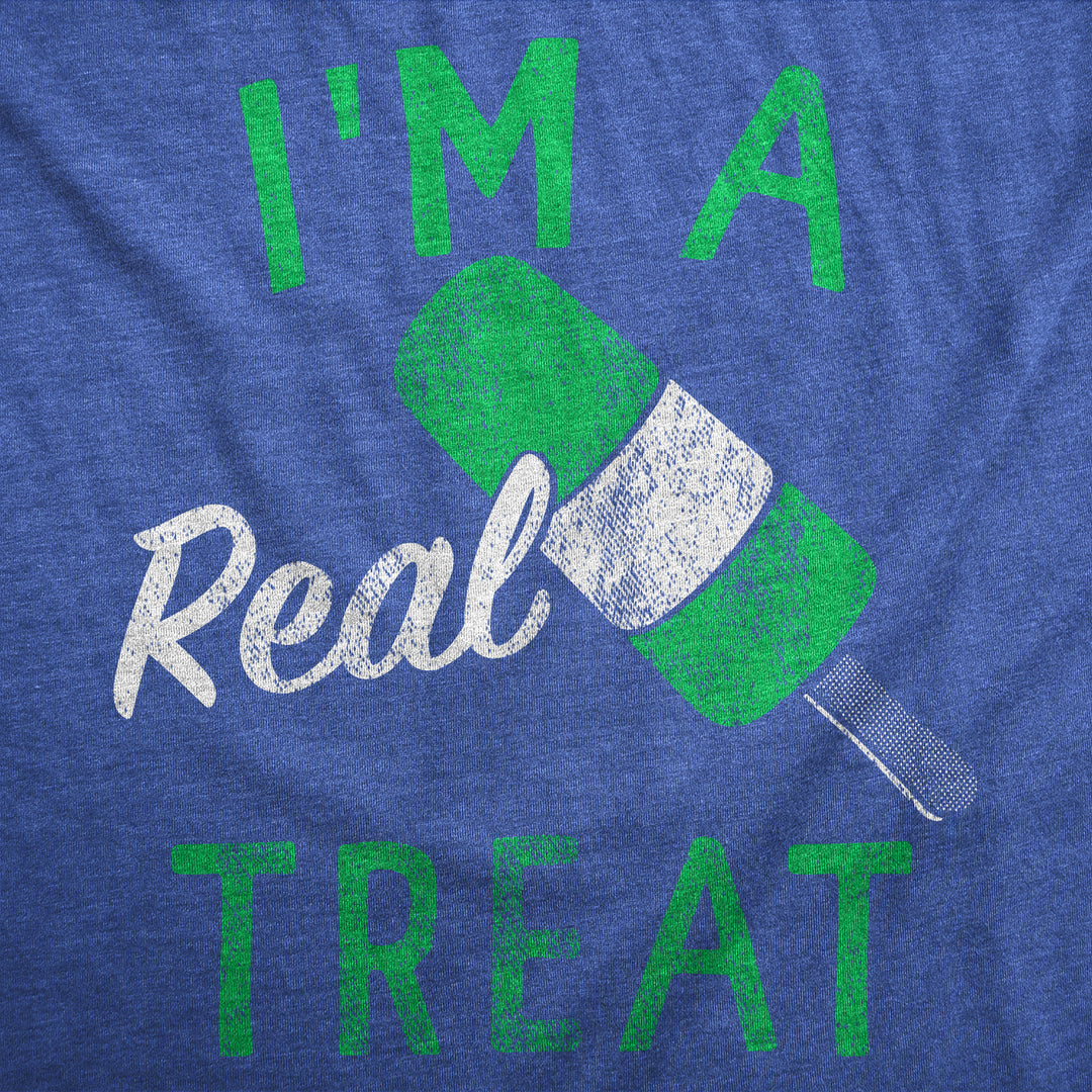 Mens Funny T Shirts Im A Real Treat Sarcastic Popsicle Graphic Tee For Men Image 2