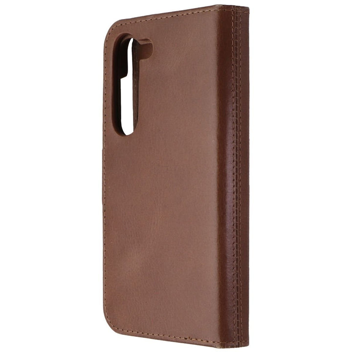 dbramante1928 Folio Phone Case for Samsung Galaxy S23 - Lynge Tan Leather Image 1