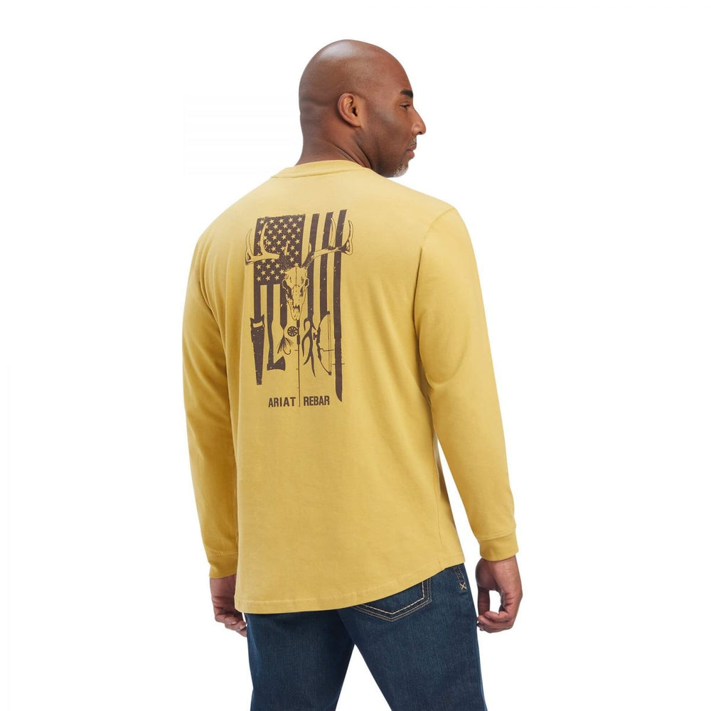 ARIAT Mens Rebar Outdoor Graphic T-Shirt Image 2