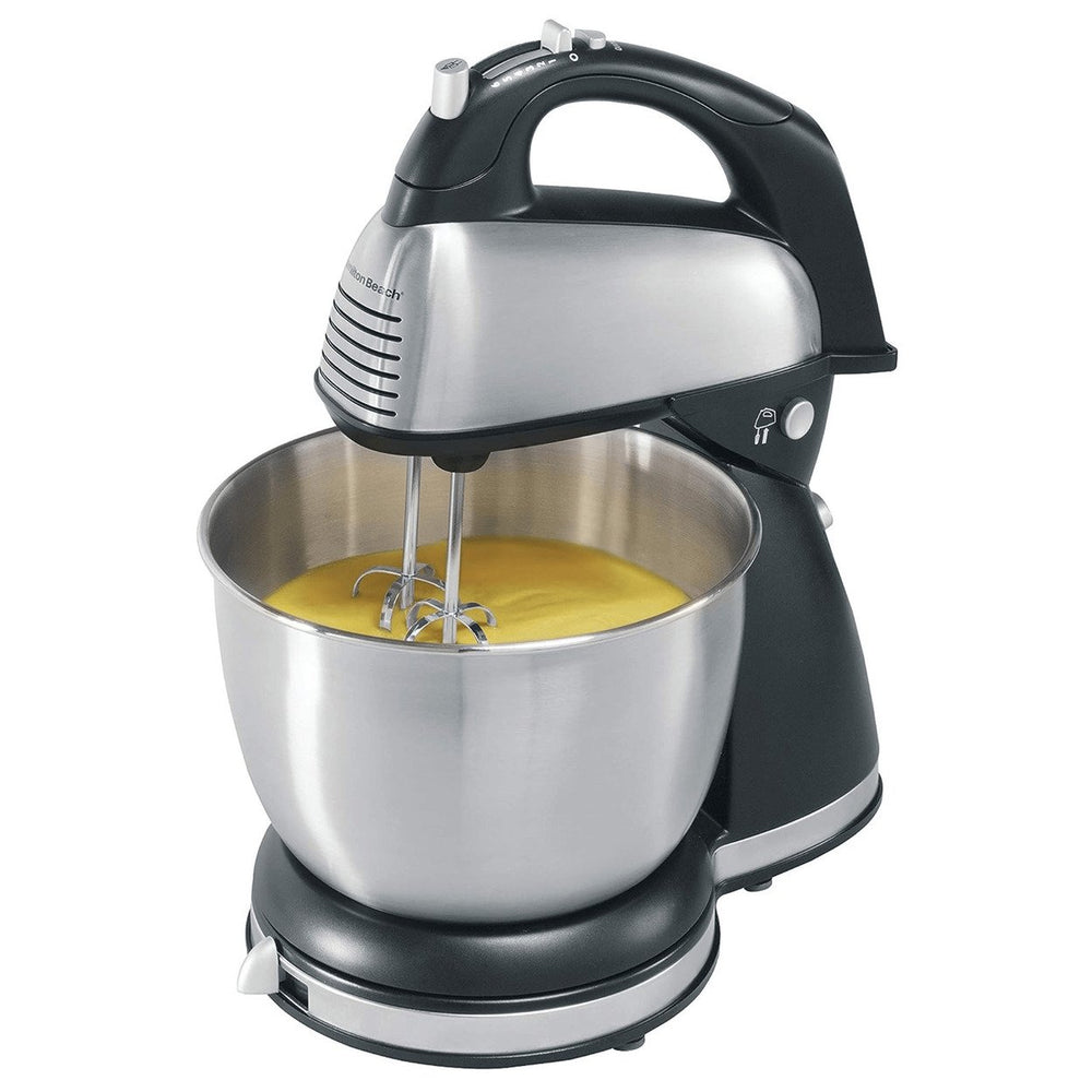 Hamilton Beach Classic Hand and Stand Mixer with Stainless Steel Bowl Image 2