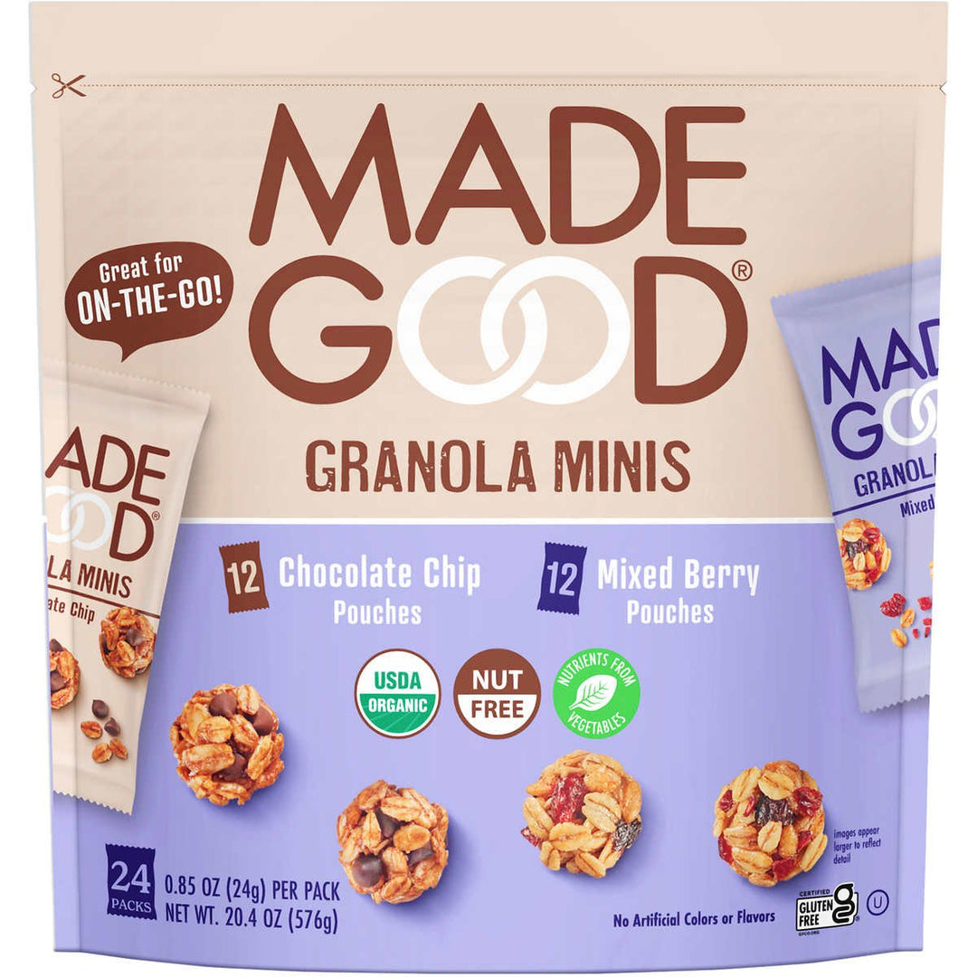 Made Good Organic Granola Minis Variety Pack 0.85 Ounce (24 Count) Image 1