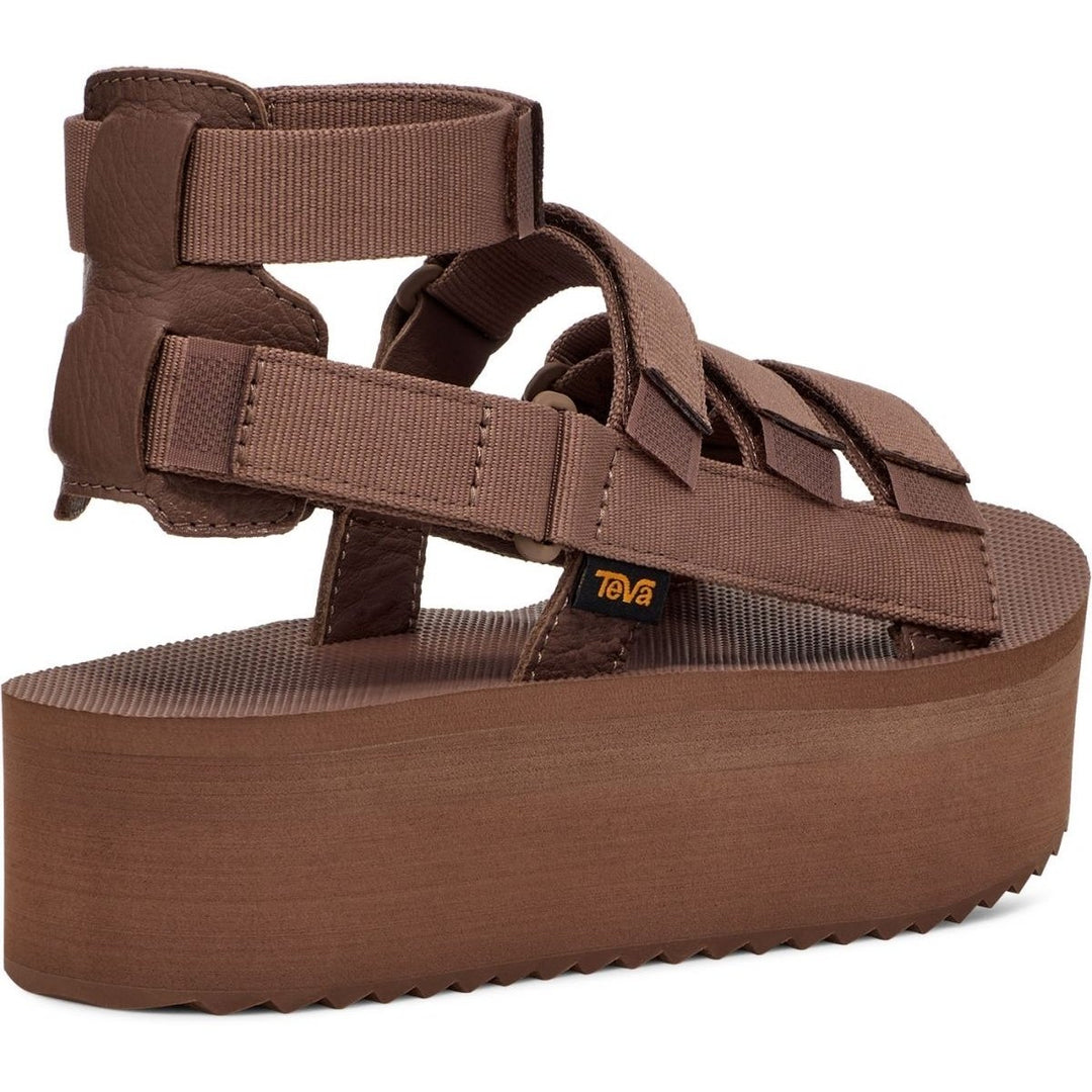 Teva Womens Flatform Mevia Sandal Acorn - 1116810-ACR ACORN Image 4