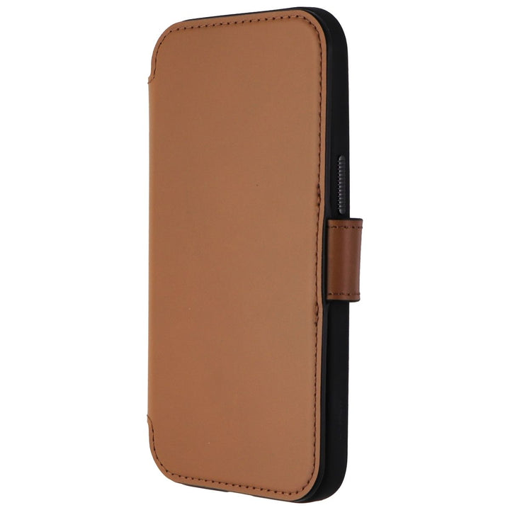 Nomad Modern Leather Folio Case for MagSafe for iPhone 15 - English Tan Image 2