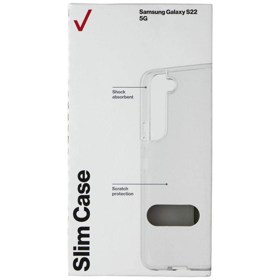 Verizon Slim Sustainable Series Case for Samsung Galaxy S22 5G - Clear/Frost Image 1