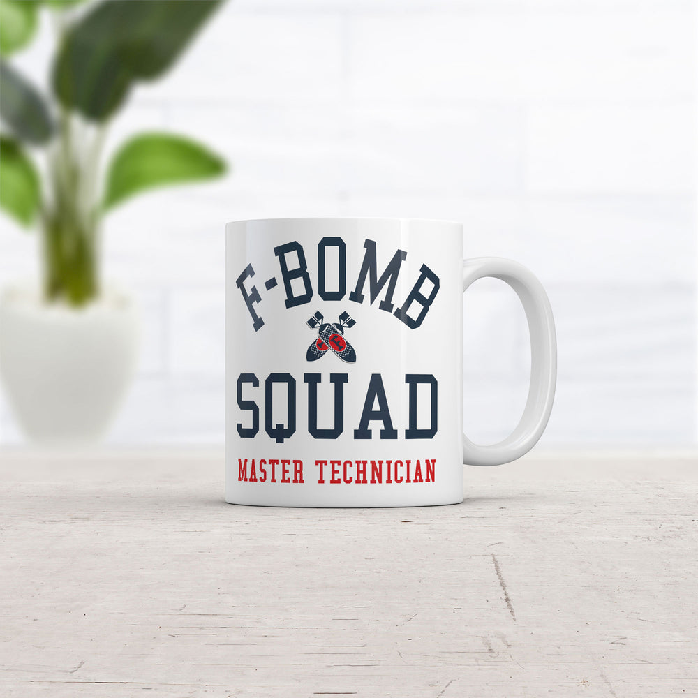 F Bomb Squad Mug Funny Sarcastic Novelty Coffee Cup-11oz Image 2