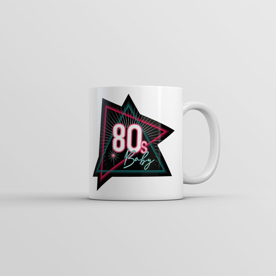 80s Baby Mug Funny Retro Graphic Novelty Coffee Cup-11oz Image 1
