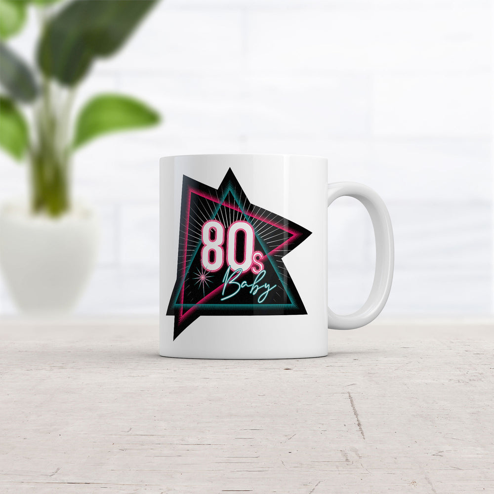 80s Baby Mug Funny Retro Graphic Novelty Coffee Cup-11oz Image 2