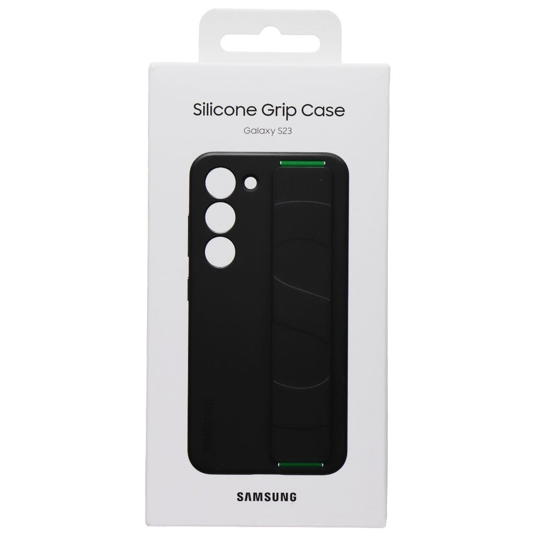 Samsung Silicone Grip Case for Galaxy S23 - Black Image 1