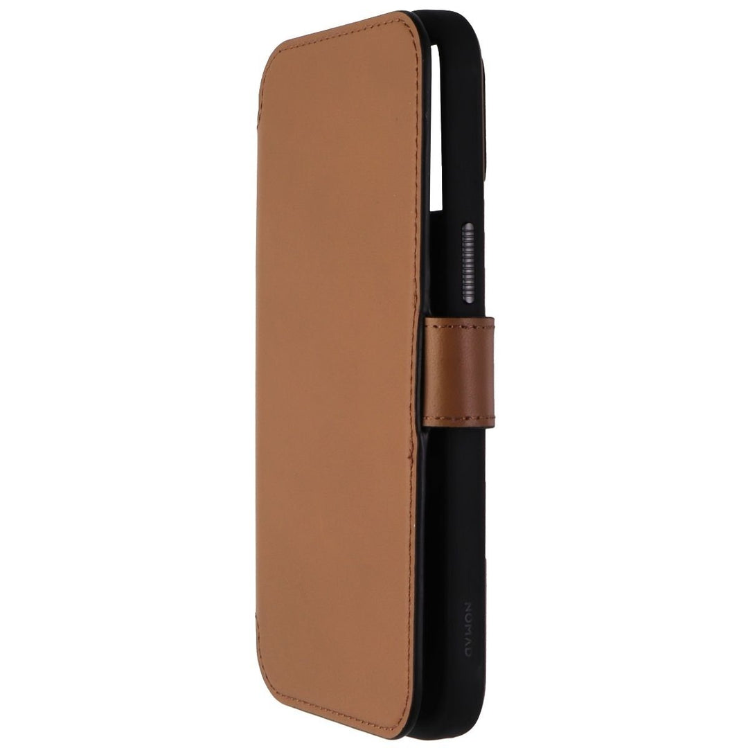 Nomad Modern Leather Folio Case for MagSafe for iPhone 15 Pro Max - English Tan Image 2