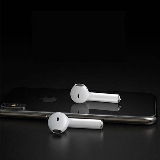 Clear Top Dual Chamber Wireless Bluetooth Earphones With Charging Box Image 4