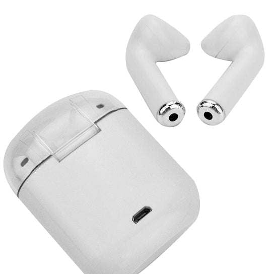 Clear Top Dual Chamber Wireless Bluetooth Earphones With Charging Box Image 6