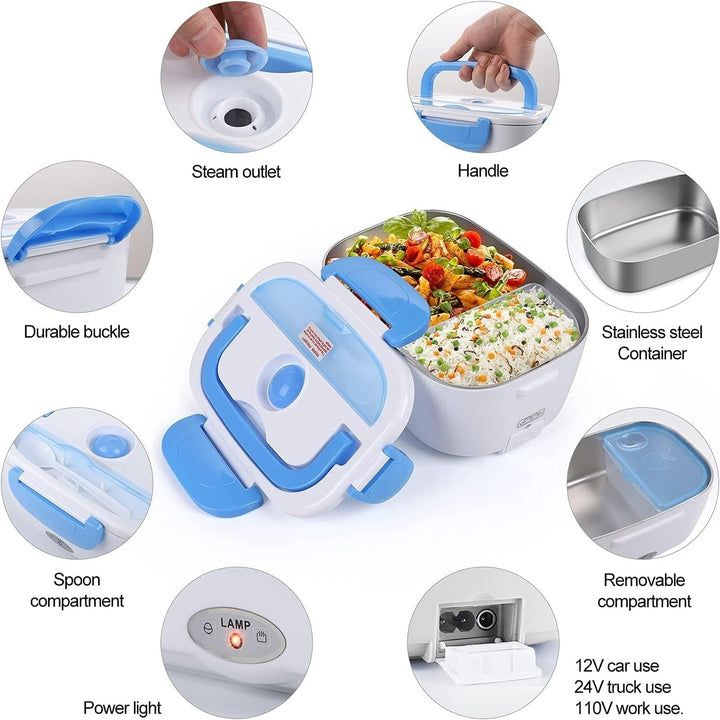 110V Portable Electric Heating Lunch Box Image 6