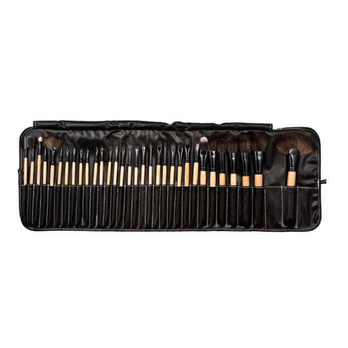 32 Piece fine Wooden Makeup Brush Set Image 4