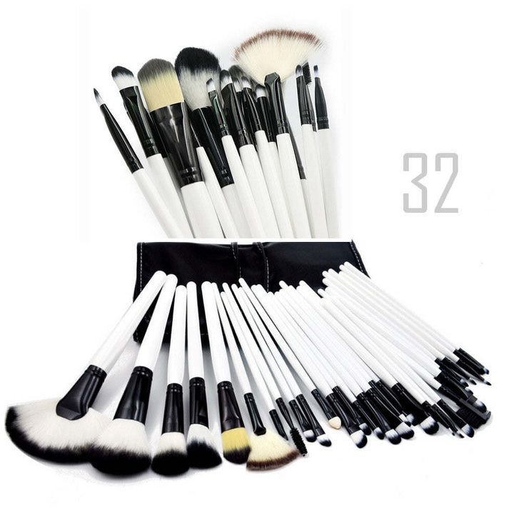 32 Piece fine Wooden Makeup Brush Set Image 8