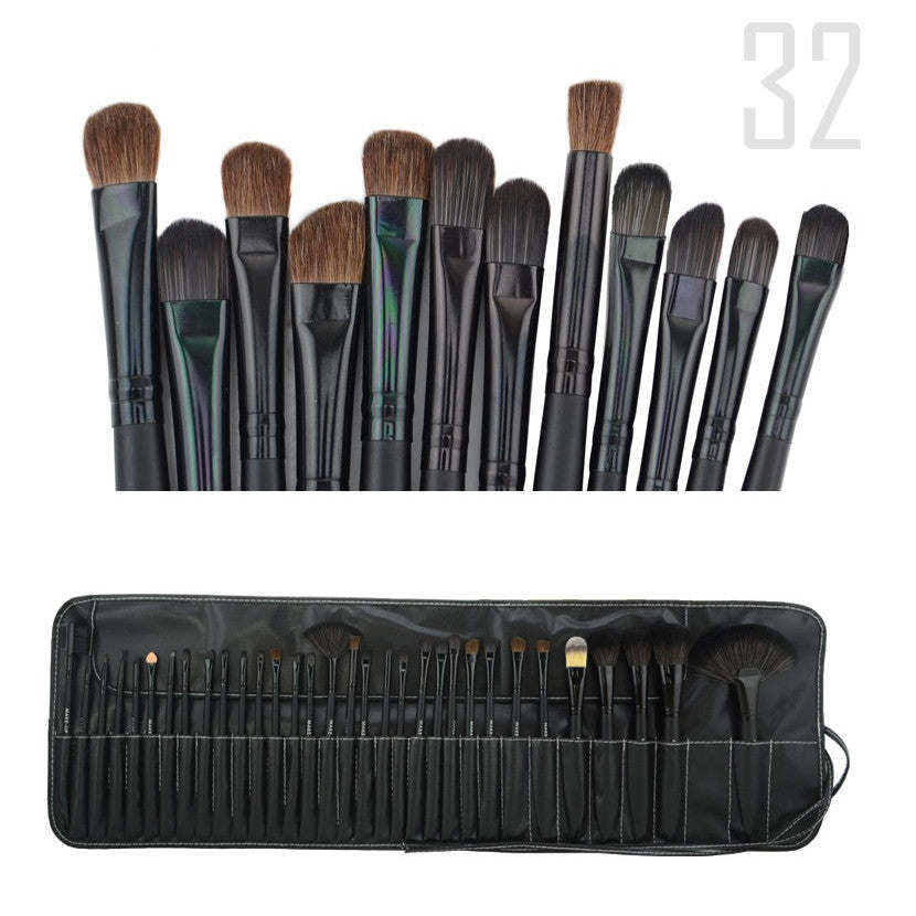 32 Piece fine Wooden Makeup Brush Set Image 9