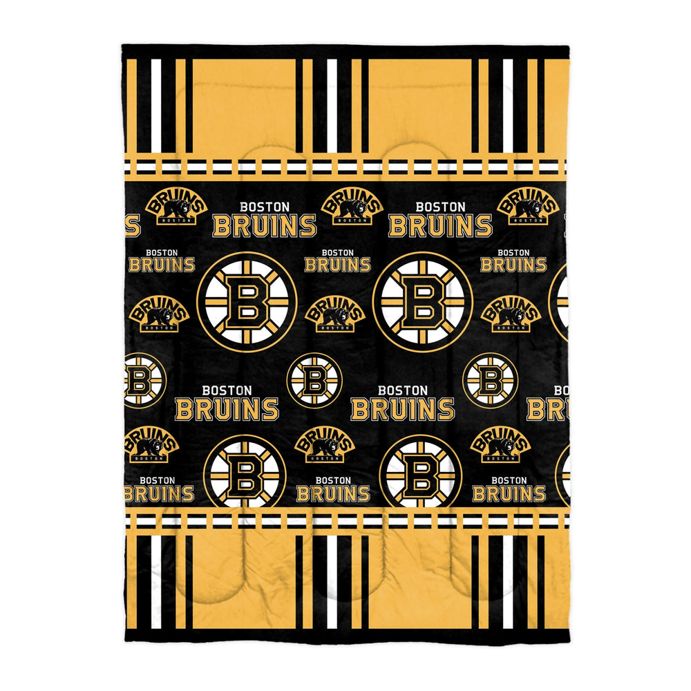 Boston Bruins OFFICIAL NHL Twin Bed In Bag Set Image 2