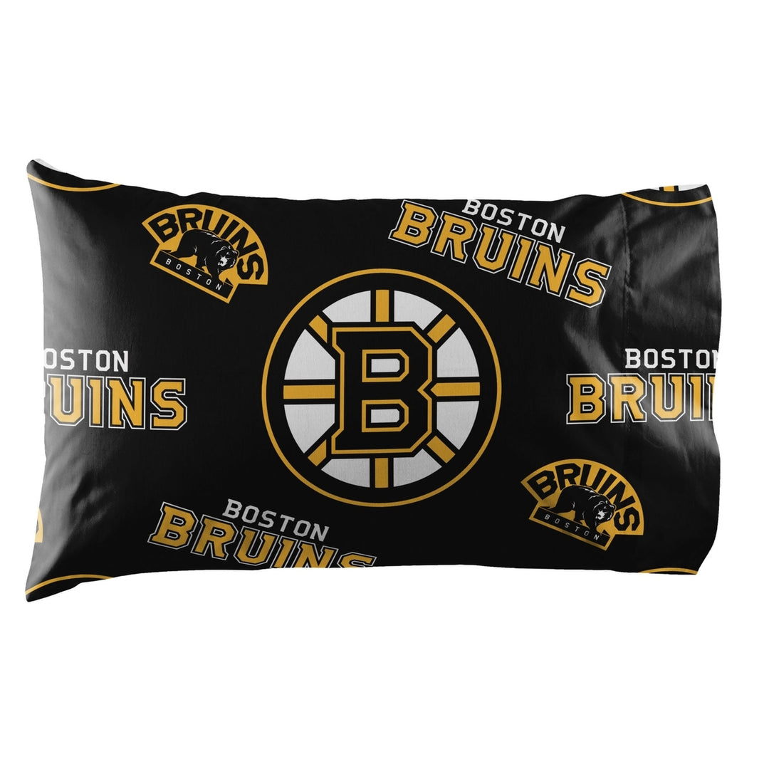 Boston Bruins OFFICIAL NHL Twin Bed In Bag Set Image 3