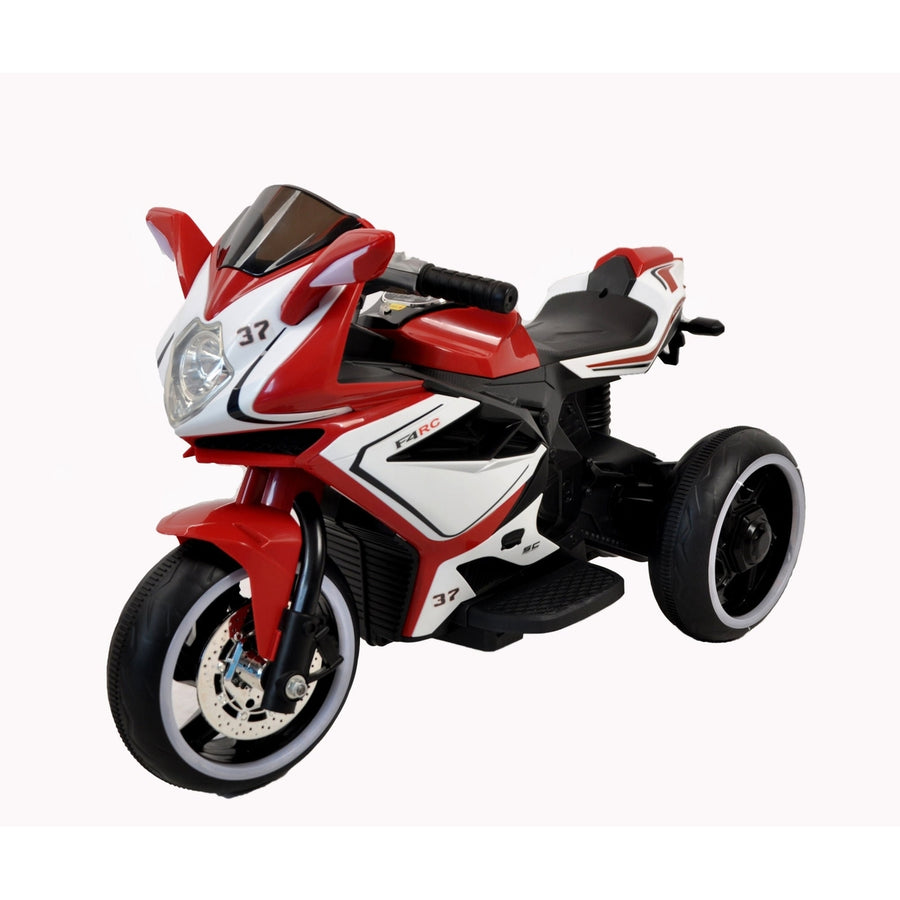 Kids 6V Electric Motorcycle Red Image 1